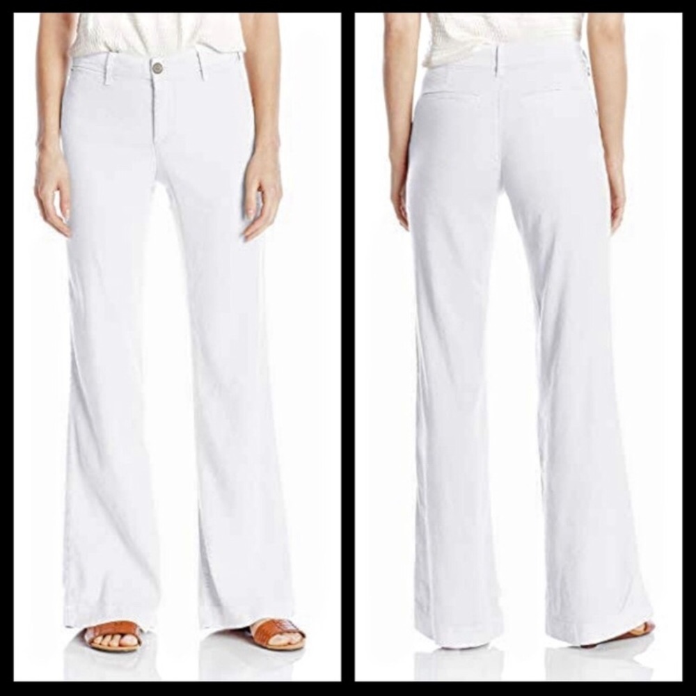 NYDJ 16P Women's Stretch Linen Trousers 40x30